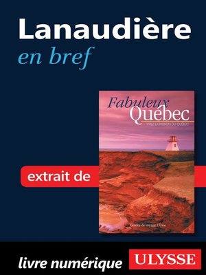 cover image of Lanaudière en bref